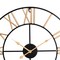 Baxton Studio Auden Modern Industrial Two-Tone Black and Gold Metal Wall Clock 245-13919-ZORO - alternate 3